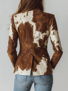 Agathe | Vintage Printed Cow Blazer Eco-Friendly 2