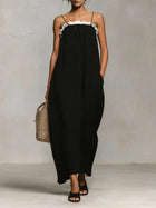 Mirelle™ | Vestido Maxi con Bloques de Color y Tirantes de Espagueti 1