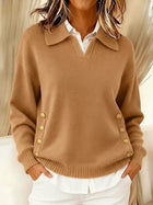 Vicenta | Jersey con Cuello Polo y Botones 1