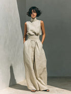 Joana Conjunto Elegante de Algodón y Lino 3