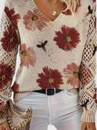 Luciana | Jersey Floral Calado 5