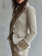 Constance | Ivory Blazer Tailored Embroidery 2
