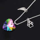 Collar conmemorativo Arcoíris con Colgante Corazón 1