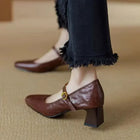 Laura | Mules Elegantes con Tacón Ancho 5