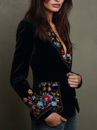 Apolline | Multicoloured Embroidered Blazer 2