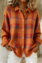 Candela | Chaqueta de Punto de Cuadros 1