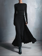 Naiara ❘ Vestido maxi con nudo lateral 4
