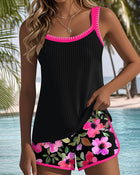 Gabriela - Tankini Elegante con Short Floral 5