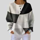 Anabella | Buzo Waffle Cuello Henley 1