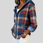 Florencia | Camisa-Chaqueta a Cuadros con Capucha 4