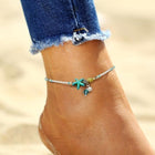 Pulsera de cheville Étoile y Coquillage con Pierres Naturelles 3