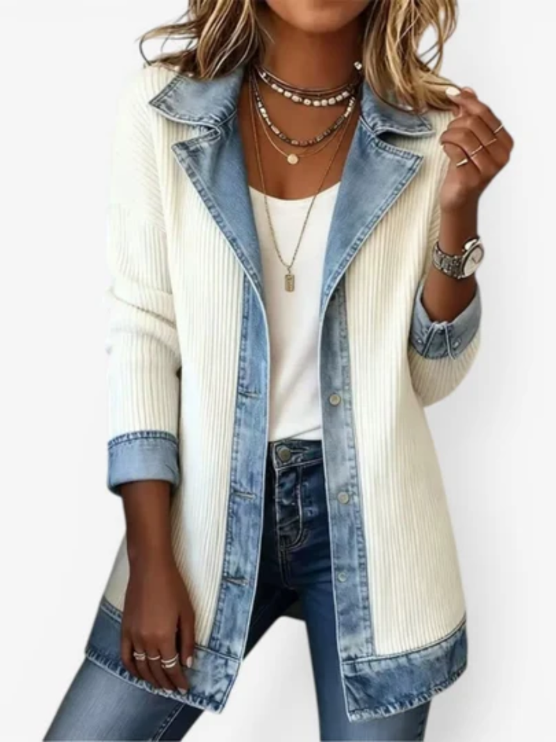 Wendy | Chaqueta Estructurada con Contraste