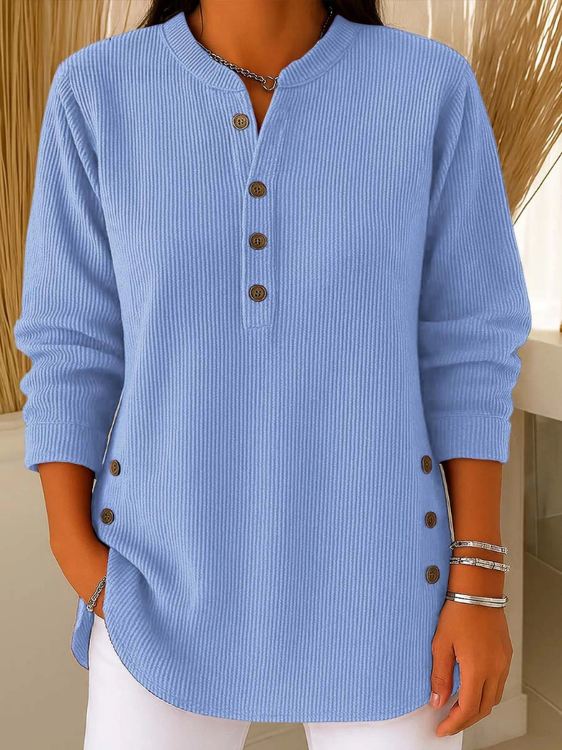 Nieves | Túnica Henley con Botones