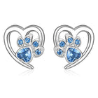 Aretes Huella y Corazón en Zirconia 2