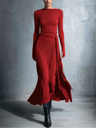 Naiara ❘ Vestido maxi con nudo lateral 2