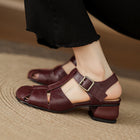 Regina | Mules Elegantes con Tacón Ancho 5