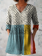 Elowen | Blusa larga con escote en V 1