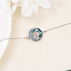 Pulsera ajustable con breloque Perro en Plata de ley 4