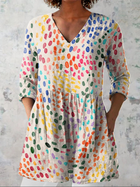 Bernadette | Blusa larga con escote en V 1