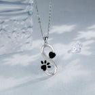 Collar Símbolo infinito Corazones huella de Huella 2