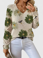 Luciana | Jersey Floral Calado 3