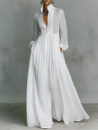 Serena - Vestido Maxi de Botones Fluidos 1