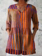Nadia | Blusa larga con escote en V 1