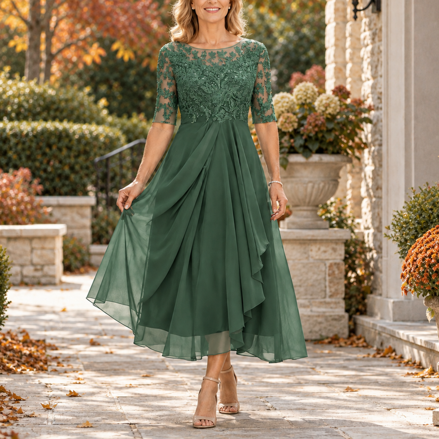 Patricia | Vestido Midi de Caída Elegante