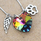 Collar conmemorativo Arcoíris con Colgante Corazón 2