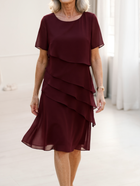 Julia – Vestido Elegante y Fluido con Volantes 4