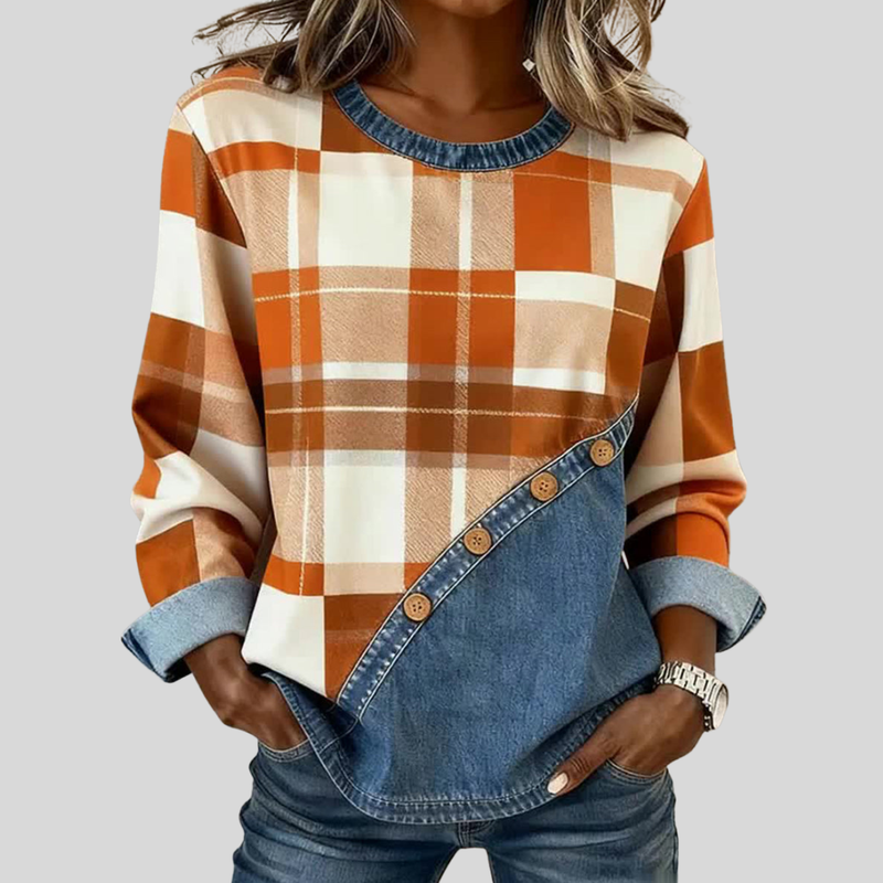 Tabita | Top Patchwork a Cuadros
