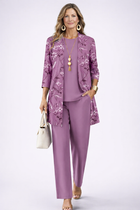Rosa | Conjunto de 3 Piezas Elegante 1