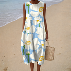 Vestido de verano cómodo sin mangas 1