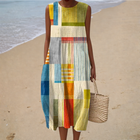 Vestido de verano cómodo sin mangas 1
