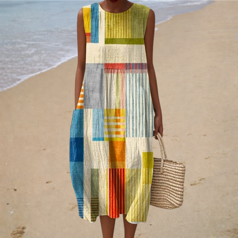Vestido de verano cómodo sin mangas