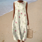 Vestido de verano cómodo sin mangas 1