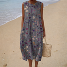 Vestido de verano cómodo sin mangas 1