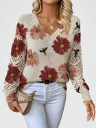 Luciana | Jersey Floral Calado 2