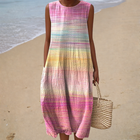 Vestido de verano cómodo sin mangas 1