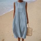 Vestido de verano cómodo sin mangas 1