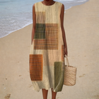 Vestido de verano cómodo sin mangas 1