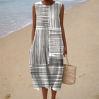 Vestido de verano cómodo sin mangas 1