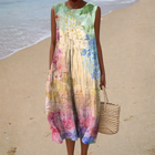 Vestido de verano cómodo sin mangas 1