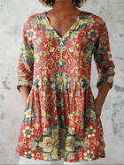Dalia | Blusa larga con escote en V 1