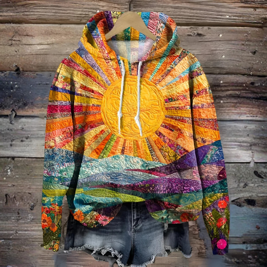 Colleen | Artful Sunrise Hoodie