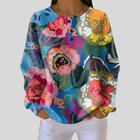 Mabel | Buzo Waffle Estampado Floral 1