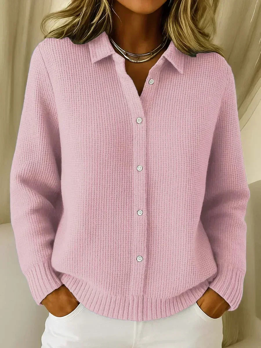 Carmela | Chaqueta de Punto Texturizada con Botones