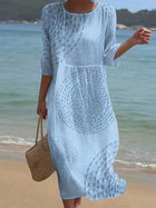 Vestido casual de mujer bordado 5
