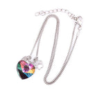 Collar conmemorativo Arcoíris con Colgante Corazón 4