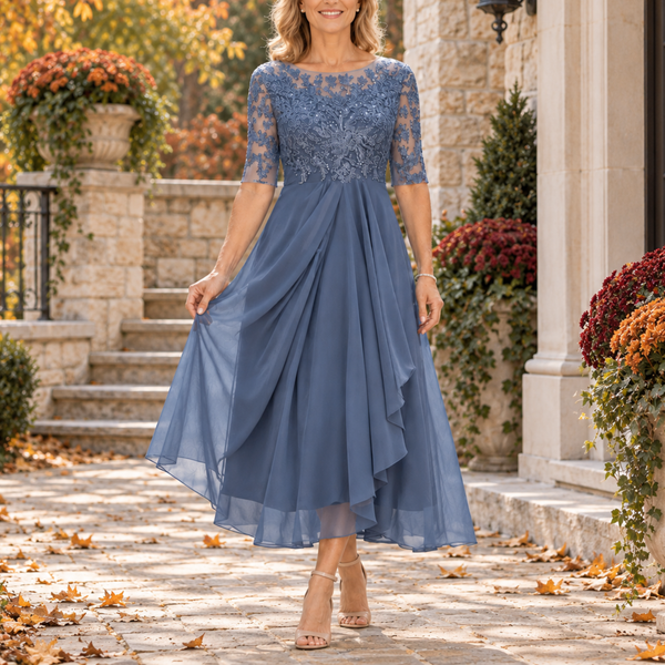 María | Vestido Midi de Caída Elegante